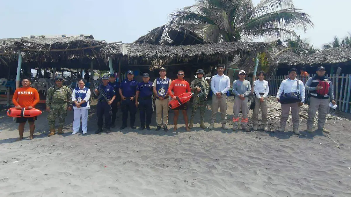 servicios de emergencia en la playa